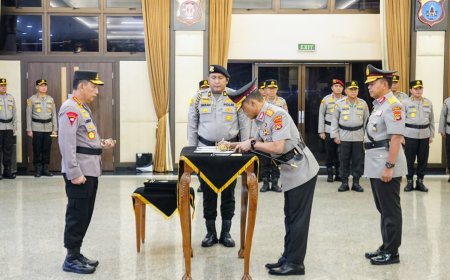 Sejumlah PJU Mabes Polri dan Kapolda Resmi Sertijab