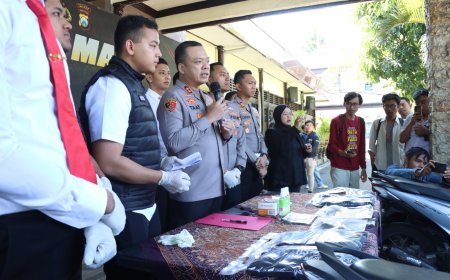 Polres Malang Ungkap Kepemilikan Sajam dalam Operasi Penyekatan Malam 1 Suro